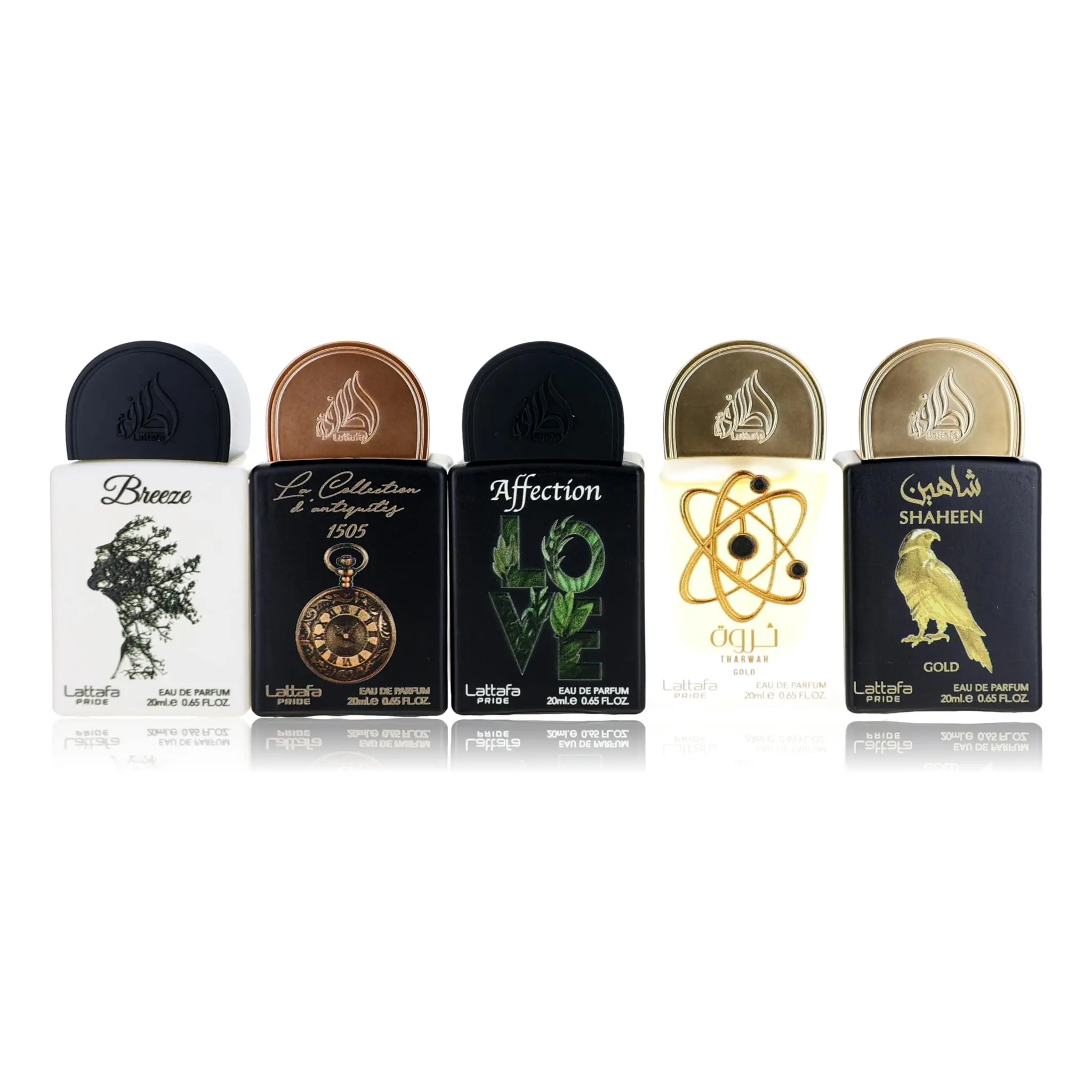Lattafa Pride Collection No.1 - 5-Piece Unisex Gender Neutral Fragrance Set (Beauty & Personal Care), Gender Neutral Fragrance Sets