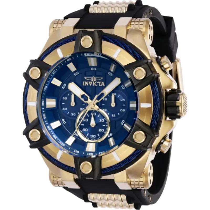 Invicta Men's 39187 Bolt Quartz Chronograph Blue Dial Watch