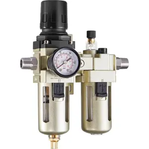 VEVOR Air Compressor Filter Regulator, 3/4 NPT 4-Stage 5m 0.3m 0.1m 0.1m Air Drying System with Micron Filters Double Desiccant Dryer, Auto Drain Air Compressor Water Separator 175PSI MaxVEVOR Super Brand Day