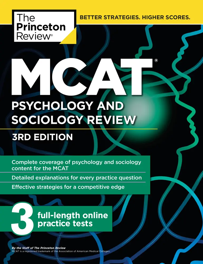 USED Book - MCAT Psychology and Sociology Review, 3rd Edition: Complete Behavioral Sciences Content Review + Practice Tests by The Princeton Review (Paperback) - english