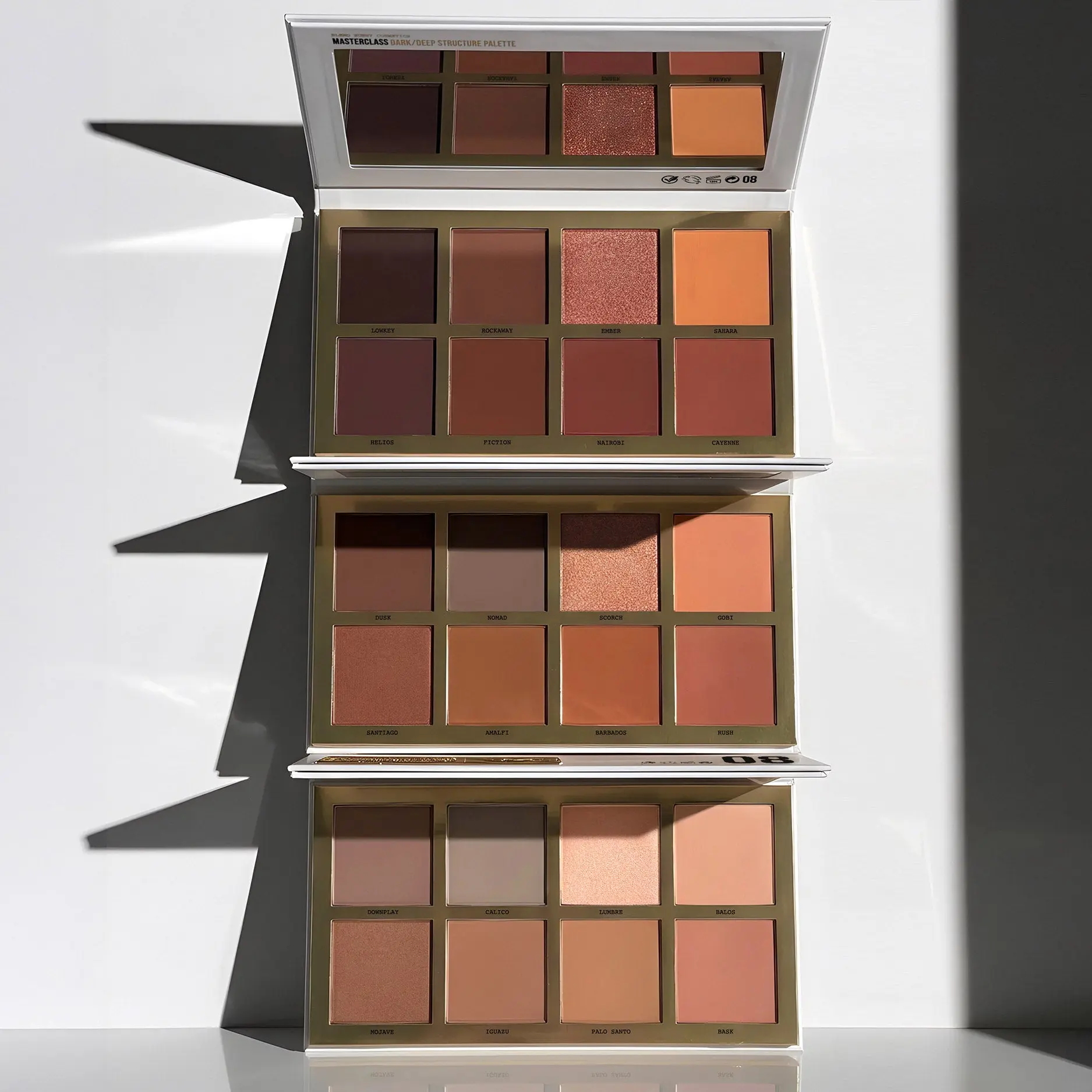 MASTERCLASS Structure Palette - 6 Shade Bronzer Sets - Magnetic Pans