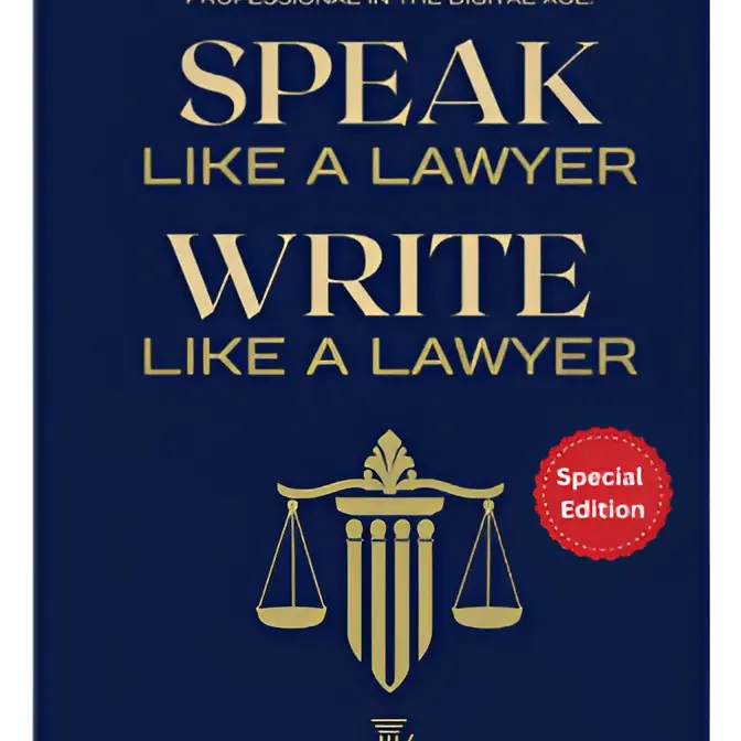 Digital-Age Legal Communication Paperback Book for Top Attorneys: Master Arguments, Speaking, Writing, Legal Advice, IDM Law Insights, 221-Page English Guide with Actionable Advice
