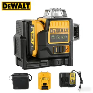 2026 NEW Dewalt DW089LG 3 Sides*360 Degree Vertical 12V Lithium Battery 12 Lines Laser Level 360 Horizontal Green Meter outdoor construction marking tool