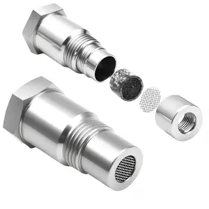 Thread Extension Fitting,M18X1.5 StainlessSteel Connector,Leakproof& CorrosionResistant,Multipurpose Straight Thread Connector for DiyMechanical Repairs