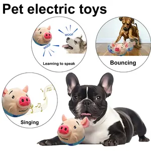 Bouncing Dog Ball Toy, Singing Dog Toy, Pet Parrot Toy Three modes: singing/bouncing/talking The best ball toy for dogs USB rechargeable Relieves boredom/Birthday gift/Christmas/New Year