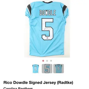Rico Dowdle Signed Jersey (Radtke)