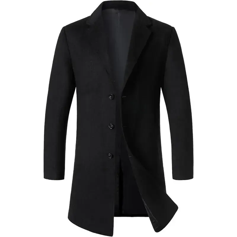 slim pea coat men - TikTok Shop