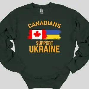 Canadians Support Ukraine Sweatshirt