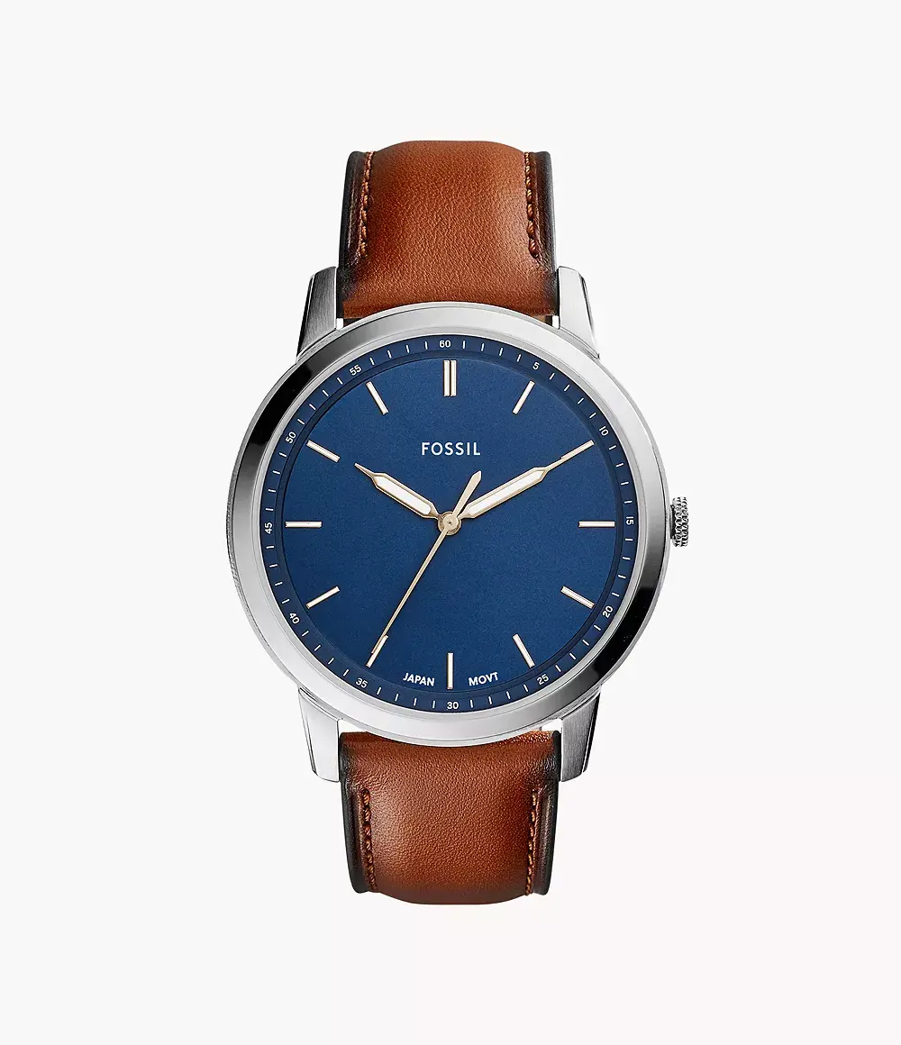 Fossil Minimalist Men's Three-Hand, Stainless Steel Watch Fossil Minimalist Men's Three-Hand, Stainless Steel Watch