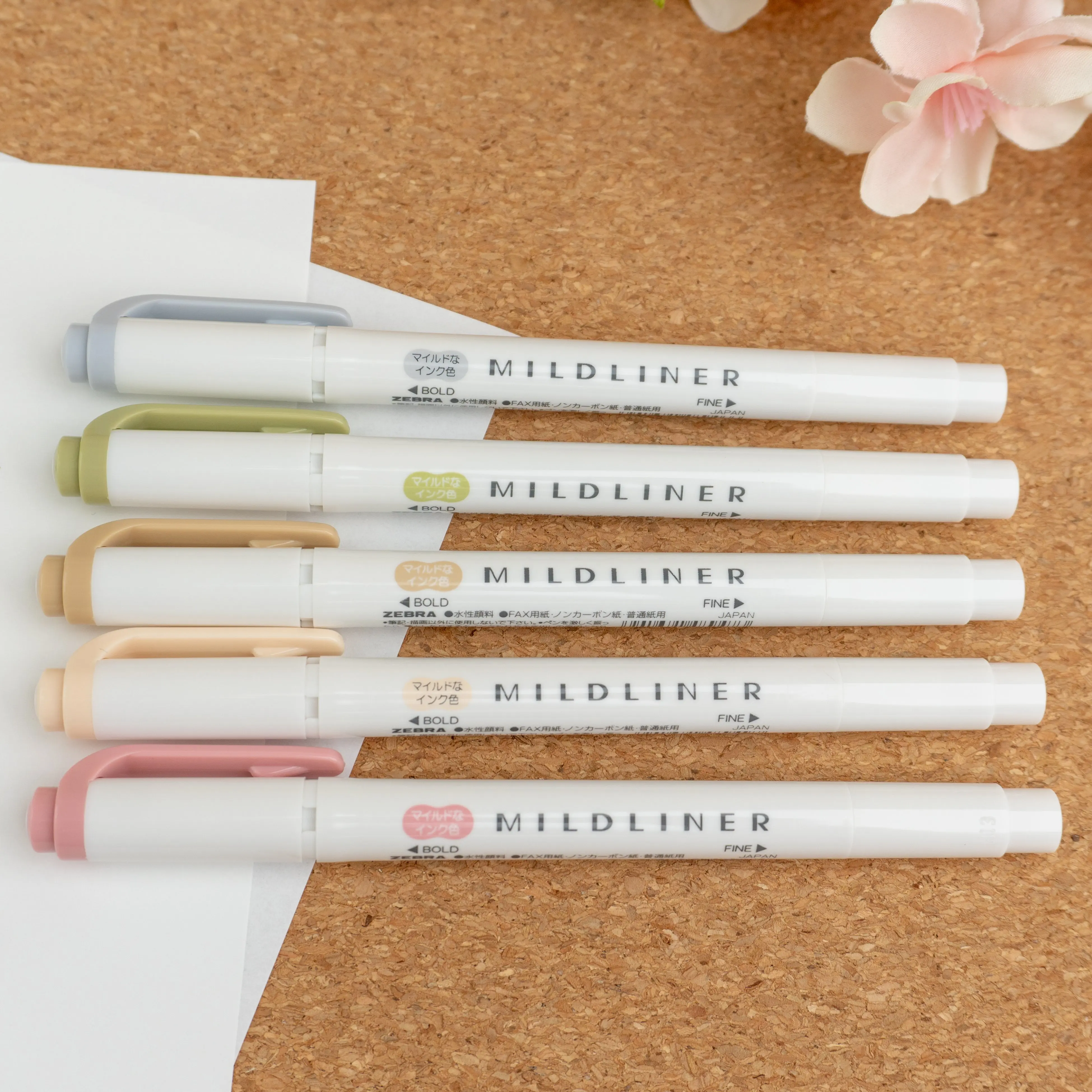Zebra Mildliner Double Sided Highlighter - Natural Color Set Zebra Mildliner Double Sided Highlighter - Natural Color Set