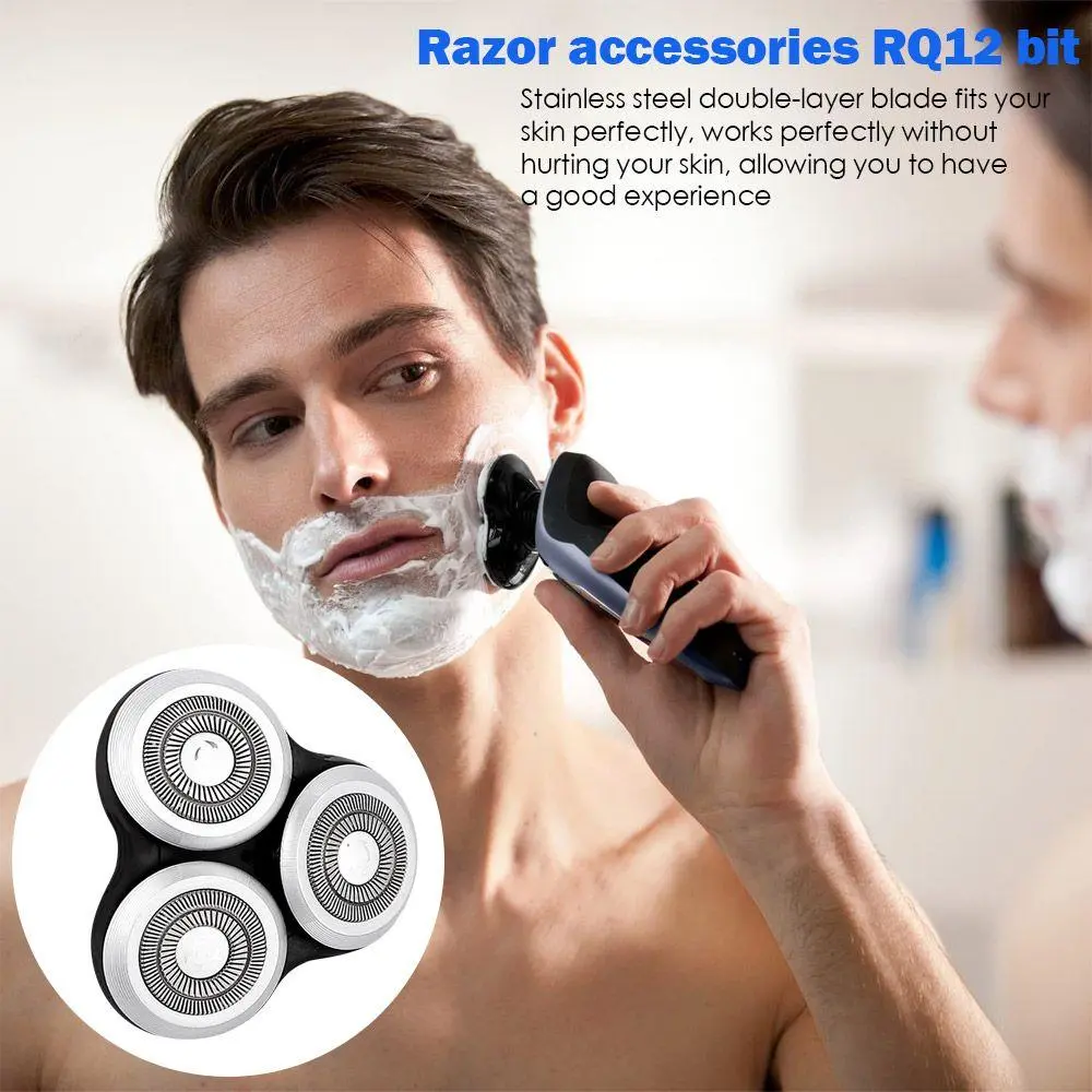 Universal RQ12 Replacement Shaver Head for Philip Norelco Arcitec Razor SH90 Shaving Unit Triple 3D Shaver Head Accessories