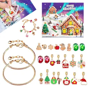 Advent Calendar DIY Bracelet Action Figure Christmas 24Days Countdown Kids Funny XMAS Gifts