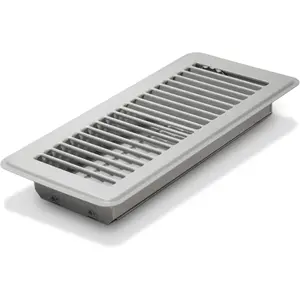 4" x 10" Floor Register Heavy Duty Steel Floor Air Vent Cover with Adjustable Airflow for  Floor 1 Pack