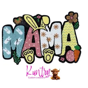 Variety Iron on patch large Easter patches