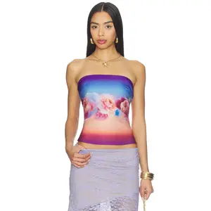 Runaway The Label Mahina Bustier in Nadia Pink Ombre