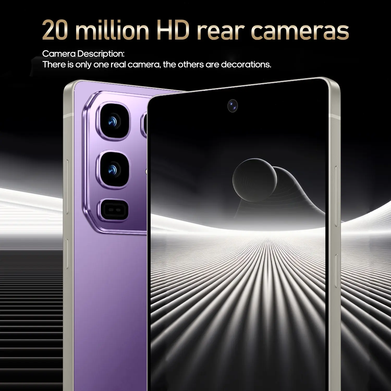 【急ぎ】fuffi Androidスマホ端末 FUFFi-Smartphone, 4+64GB ROM, 6.56-Inch Display, 5+13mp Camera