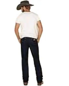 Wrangler Men's Active Flex Prewashed Slim Cowboy Cut Denim Jeans Tall - 10936Afpw-Lng