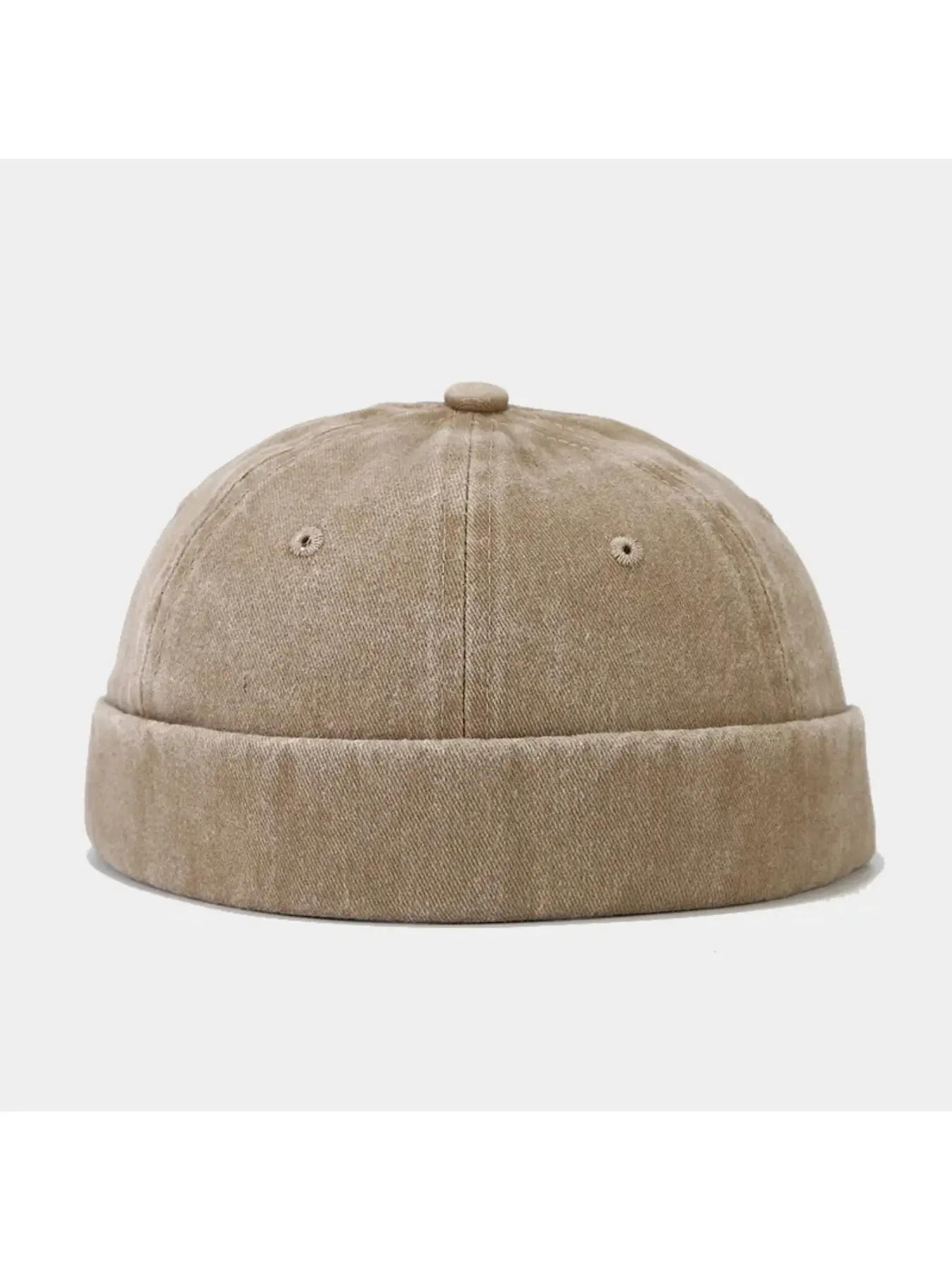 Solid Color Washed Docker Beanie Brimless Cap Fashion Casual Hip Hop Men Skullcap Solid Color Cuff Docker Fisherman Beanies Street Hats Premium Quality Cap