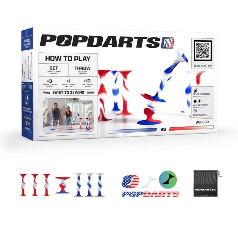 Popdarts 8128302 Pro Pack Darts Board, USA