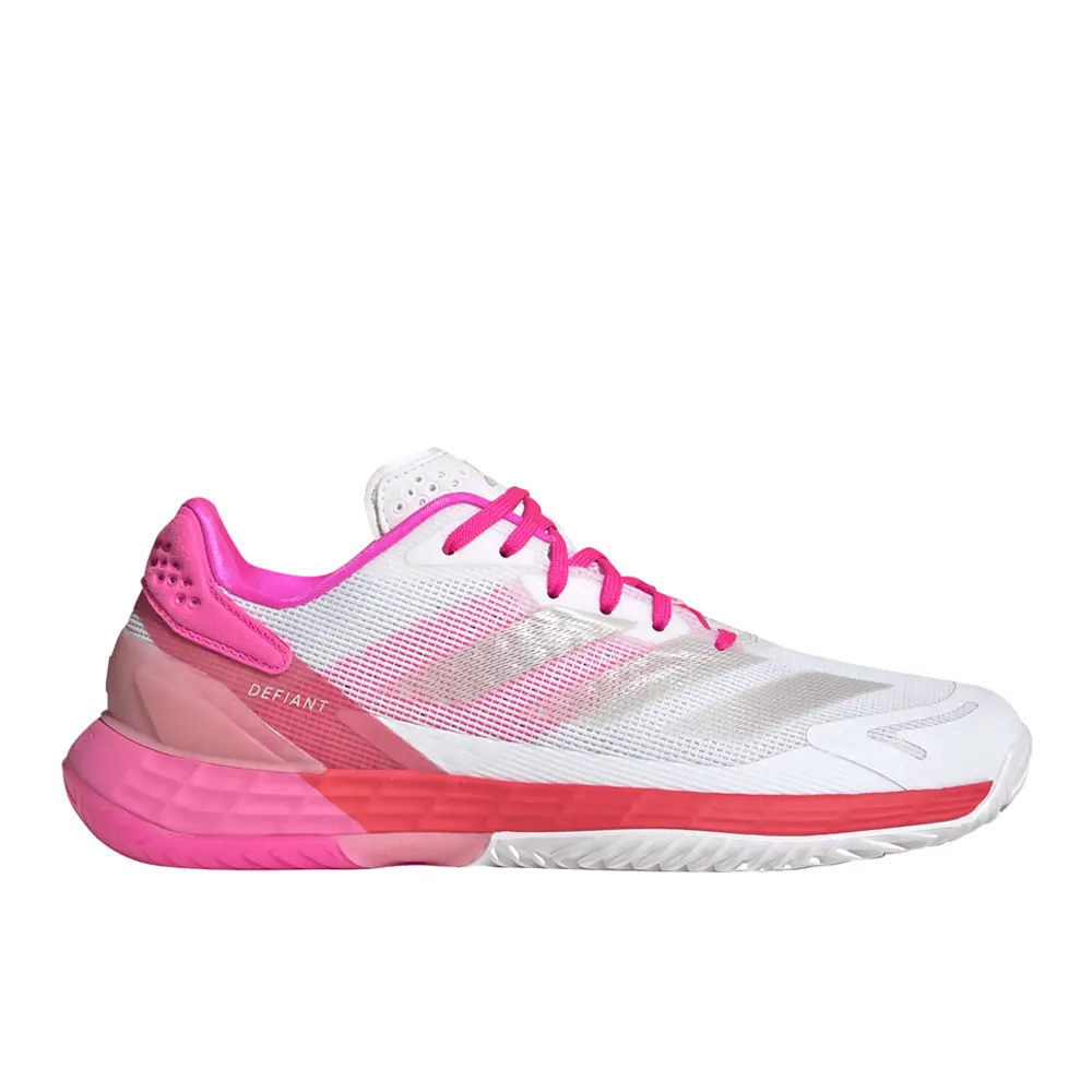 adidas Womens Defiant Speed 2 Tennis Sneakers Shoes - White