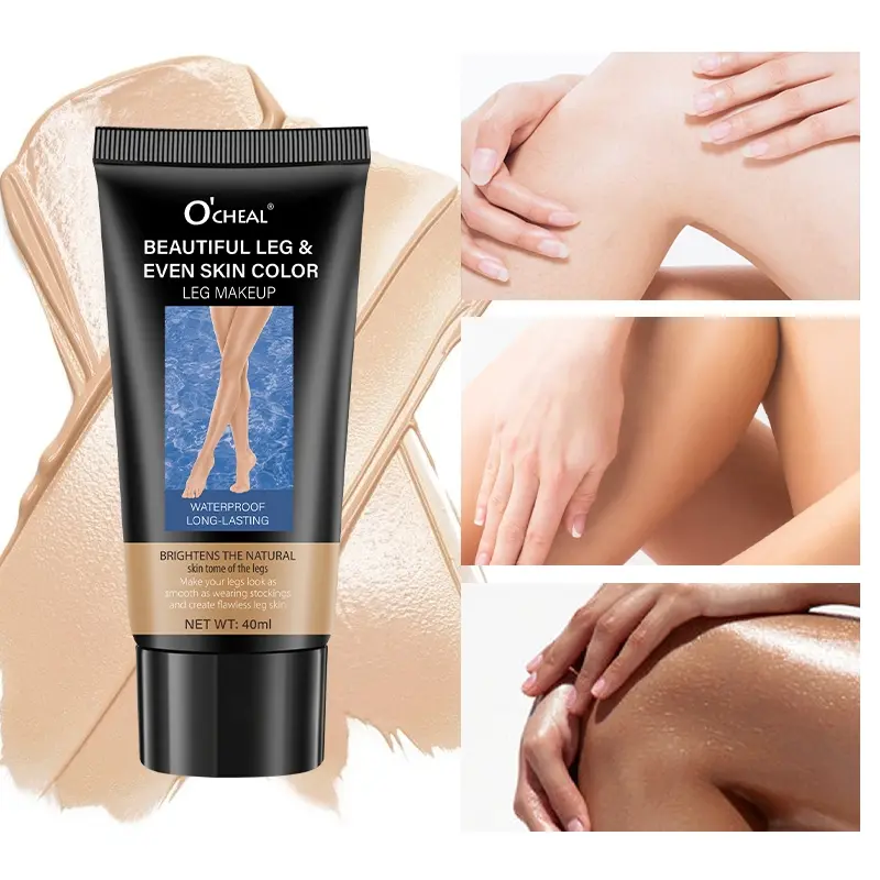 Leg Skin Tone Perfector Cream, Full Coverage Waterproof Concealer, Natural Finish & Smooth Even Light, 3 Colors Available