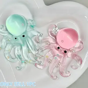 Octopus Stress Relief Toy, Soft Sensory Fidget Toy for Kids and Adults, Cute Elastic Collectible, Perfect for Parties and Gifts