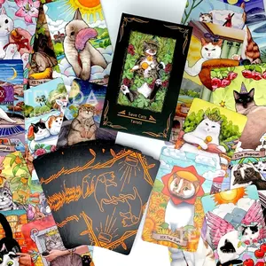 Save Cats Tarot LIMITED-A Purrfect Gift for Cat Lover Inspire by Stray Cat Stories-Unique Indie Tarot Deck for Beginners