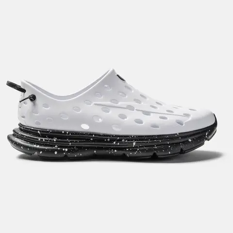 KANE Revive Men's Recovery Running Trainers - White/Black Speckle Injection Molded Active Casual Training Runner Footwear, Everyday Sneakers for Runners