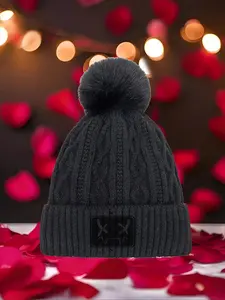 Pyrocynical Merch Black Design 2026 new model Multi Color Soft Fabric Pom Pom Winter Hat Warm Cozy Unisex Headwear with Universal Fit Versatile Cold Weather Accessory for All Genders & Outfits