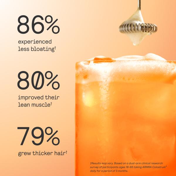 ARMRA Colostrum Blood Orange Travel Sticks