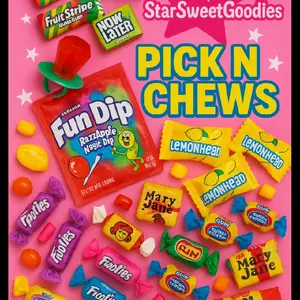 Candy - Sweet Snack Pick -n- Chews for Anytime Enjoyment