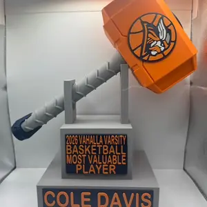 Custom Thors Hammer Trophy