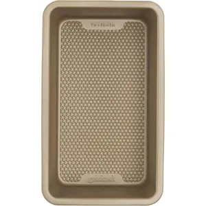 BestBake Nonstick Textured Carbon Steel Loaf Pan 9" x 5" Bronze