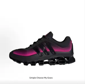 Black & Purple Gradient Sneakers – Bold Streetwear Style with Cushioned Sole
