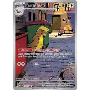Gumshoos 153/132  - Holofoil ME01 Mega Evolution - Illustration Rare