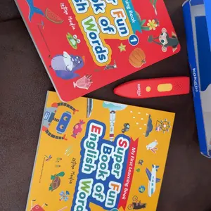 KOKODI Talking Pen Book Sets for Kids, Interactive Audio Sound Books with English Words & Mother Goose Nursery Rhymes, 700+ Touch Points Sensory Learning Toy, Educational Gift for Kids