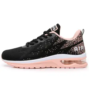 Womens Sneakers Air Cushion Running Shoes Lightweight Tennis Walking Shoes Mesh Breathable Gym Work Fashion Sneakers Athletic Comfortable Casual