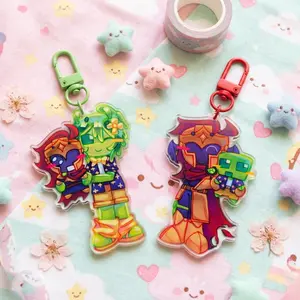 D3rlord3 & Avery Acrylic Keychain - ARG Inspired, [Searching for a world that doesn't exist], gift