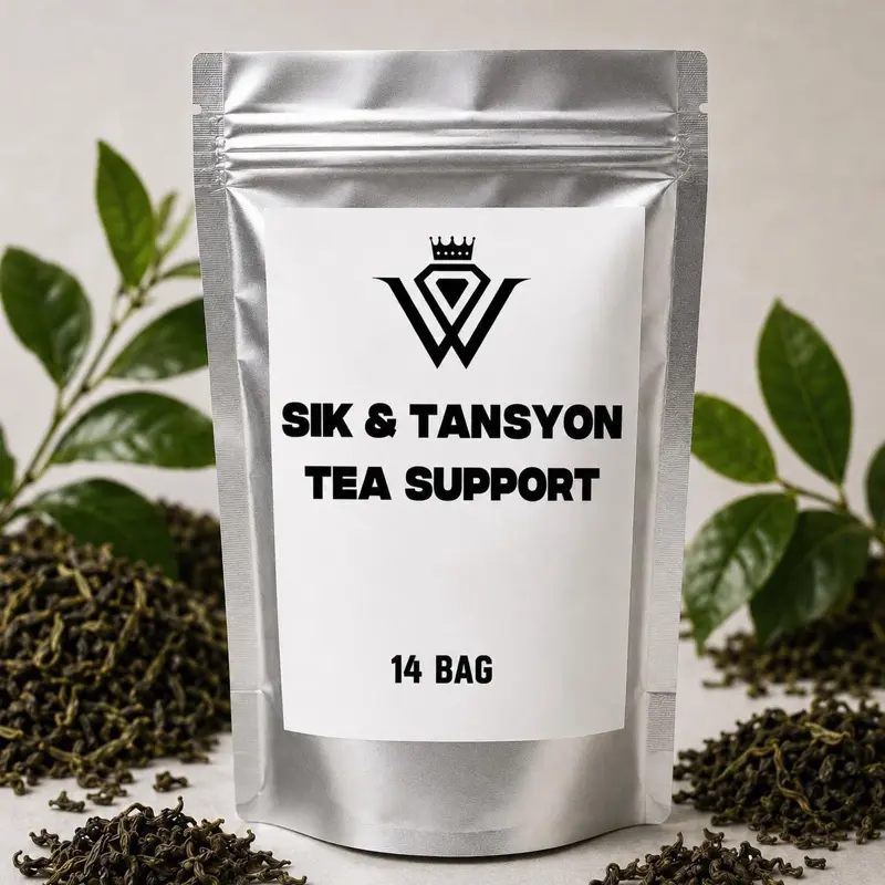 SIK-TANSYON TEA wellness or herbal tea. herbal blend crafted to support everyday wellness and a healthy lifestyle.
