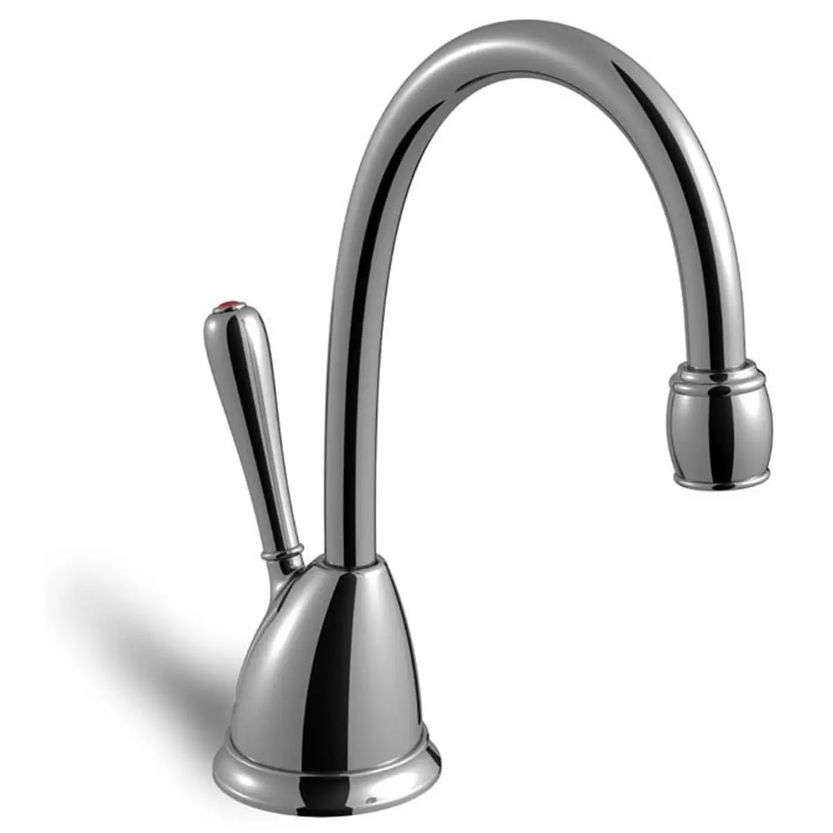 212 MAIN In-Sink-Erator Hot Water Dispenser - Satin Nickel Finish, Stainless Steel Faucet, Model H-VIEWSN-SS, 3 Year Warranty, 60 Cups Per Hour, Height:10 in, Dimensions:11.5 x 18.75 x 10 in