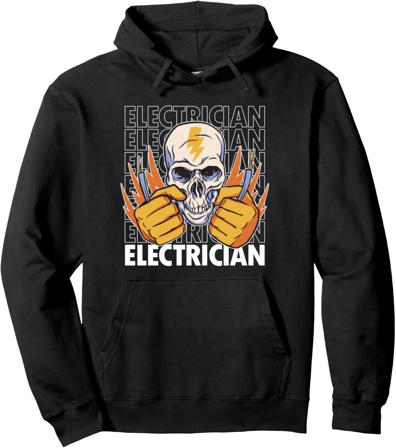 Electrician Electrical Engineer Electrical Installer Electrician Pullover Hoodie