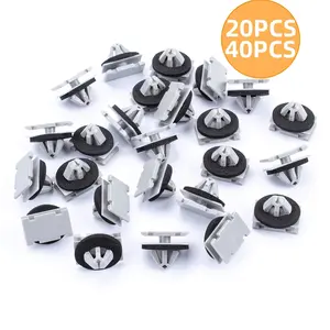 20/40PCS rocker molding clips and fender flares exterior trim clips for Jeep Grand Cherokee, Pathfinder, Cherokee, Buick, GM, Chrysler OEM: 68172491AA, 68271803AA, 68395627AA, GM 11571175, 19352782 Automotive Accessories