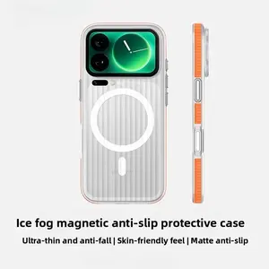 Please Select A Model To Purchase Case For Xiaomi 17/17 Pro/17 Pro Max Luxury Grating For Magsafe Back Cover Skin-Friendly Feel