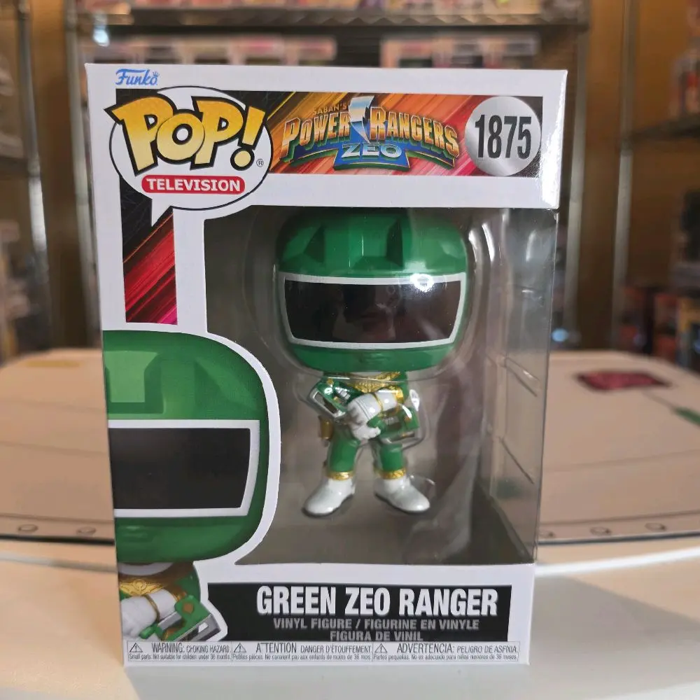 Funko Pop Power Rangers Green Zeo Ranger #1875 Johnny Yong Bosch