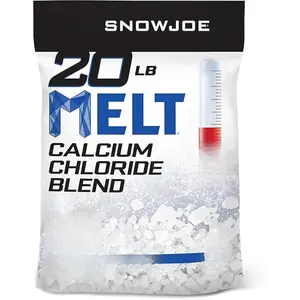 Snow Joe Calcium Chloride Blend Deicer & Snow Removal 20 Pounds AZ-20-ESB Fast Acting Ice Melt Pet Friendly Design Long Lasting Performance