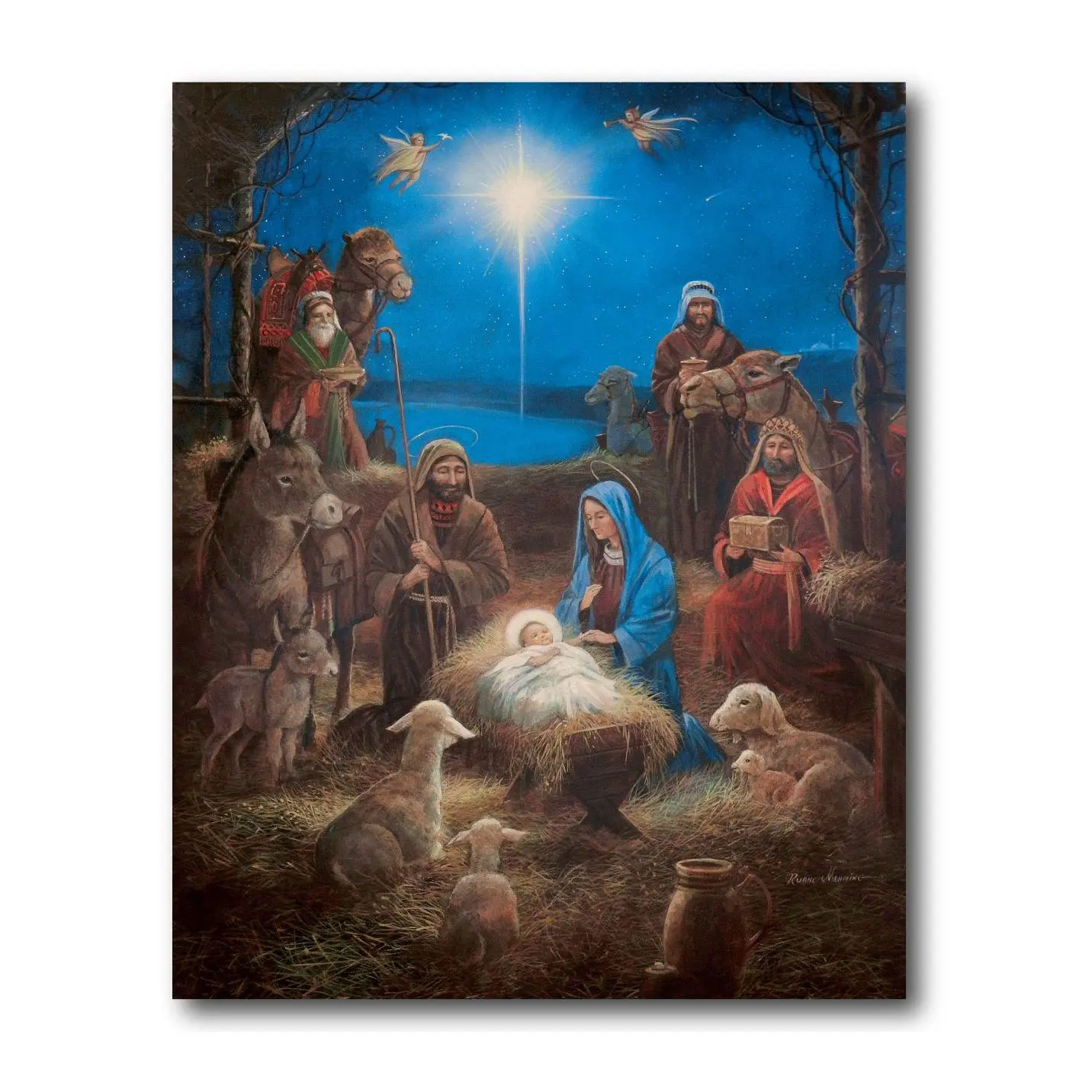 Courtside Market The Nativity 20" x 24" Canvas