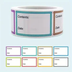 Food Safety Date Sticker, Self Adhesive Stickers, 200pcs/roll Freezer Storage Food Date Label Sticker, Colorful Blank Marker Sealing Sticker, Refrigerator Reminder Food Storage Labels