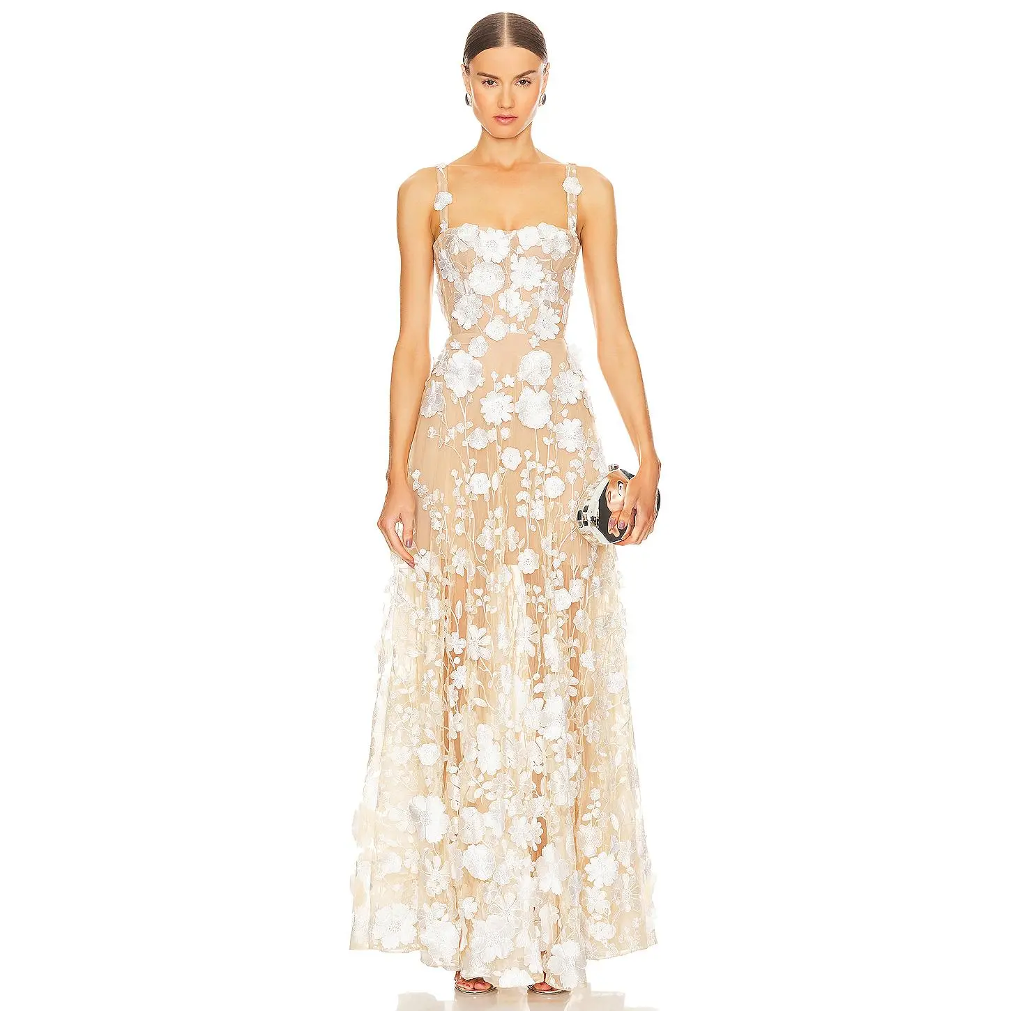 Bronx and Banco Jasmine Gown in Cream
