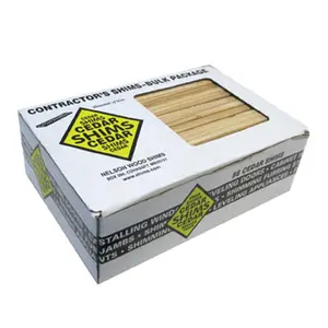 HD NWBP 56 Wood Shims- 9 in. - Cedar