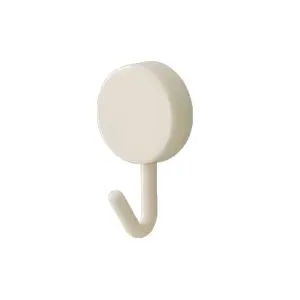 Adhesive hooks, cute and practical hooks, key hooks, wall decorations, can be used to hang hats, towels, keys, wall-mounted towel hooks, suitable for home, kitchen, bathroom, office (white).